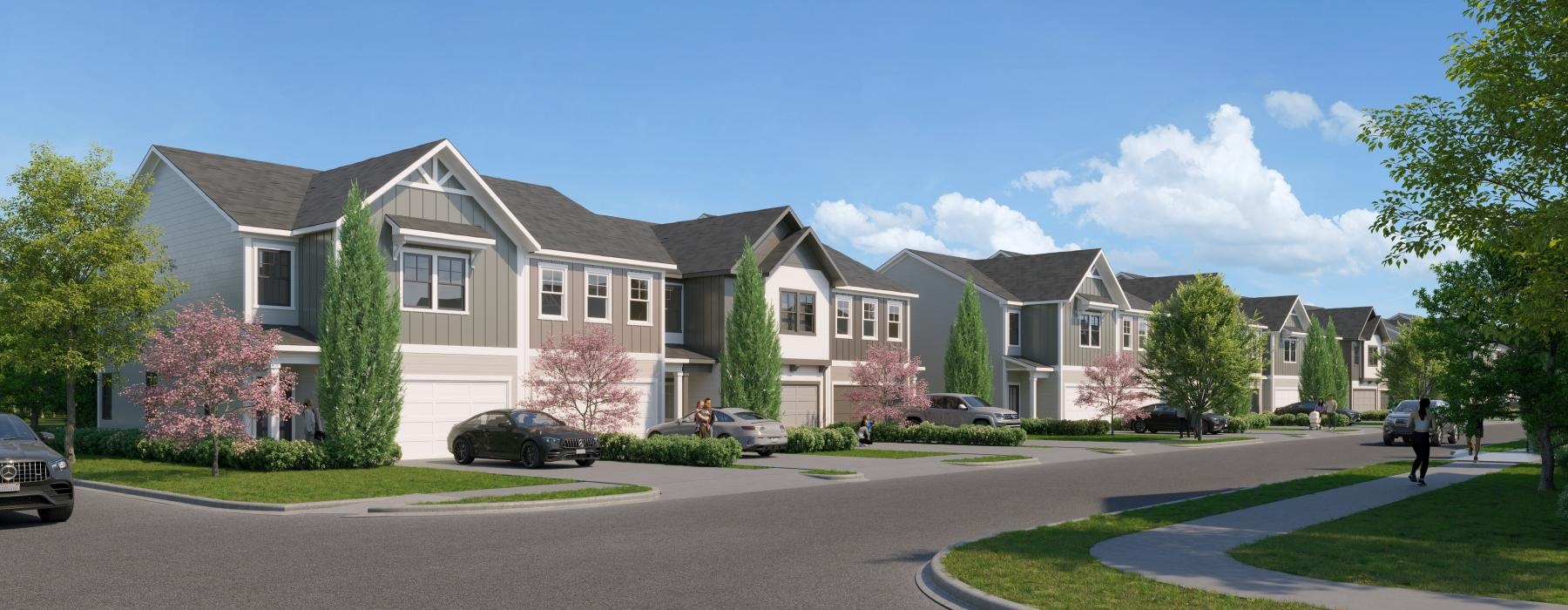 a row of houses